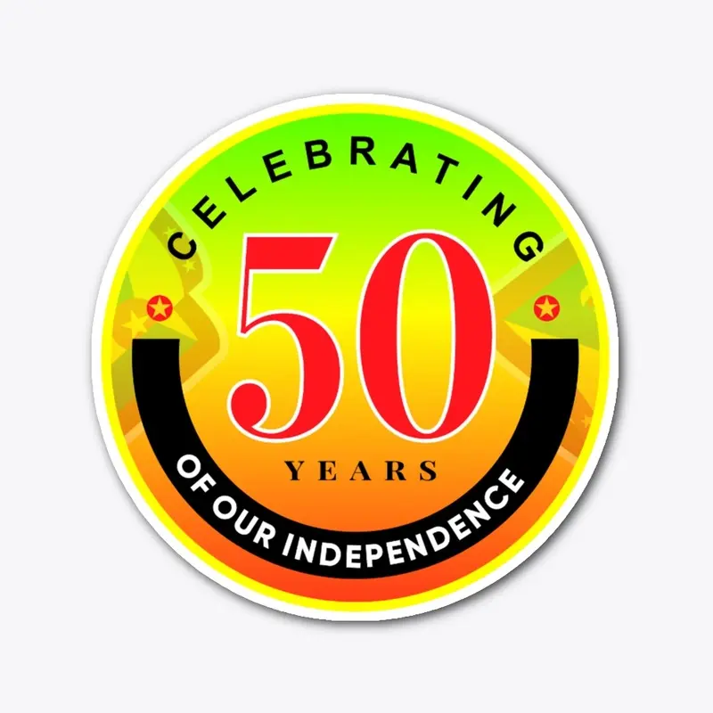 50th Independence Sticker